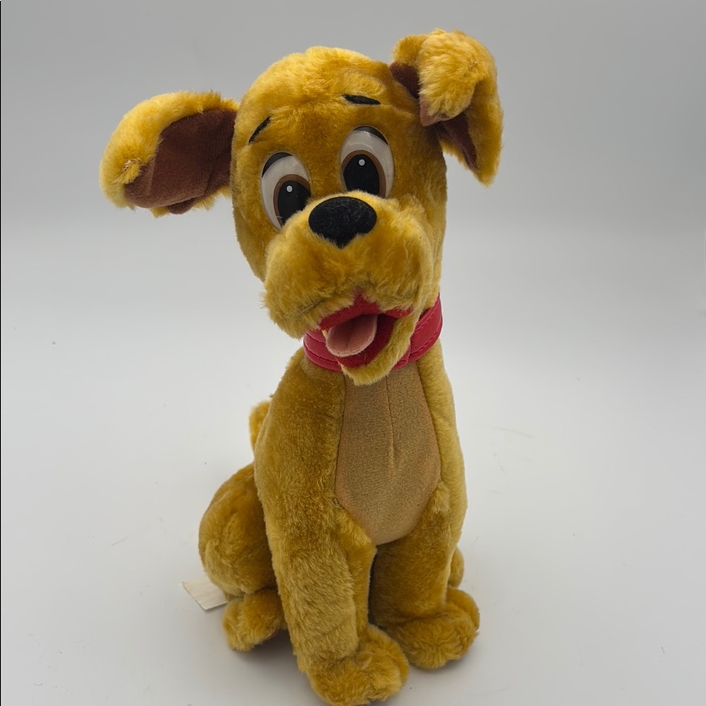 VTG Classic‎ Toy Co. 11" Plush Dog w/ Red Collar